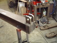  Top mounts and strengthening box sections welded in place